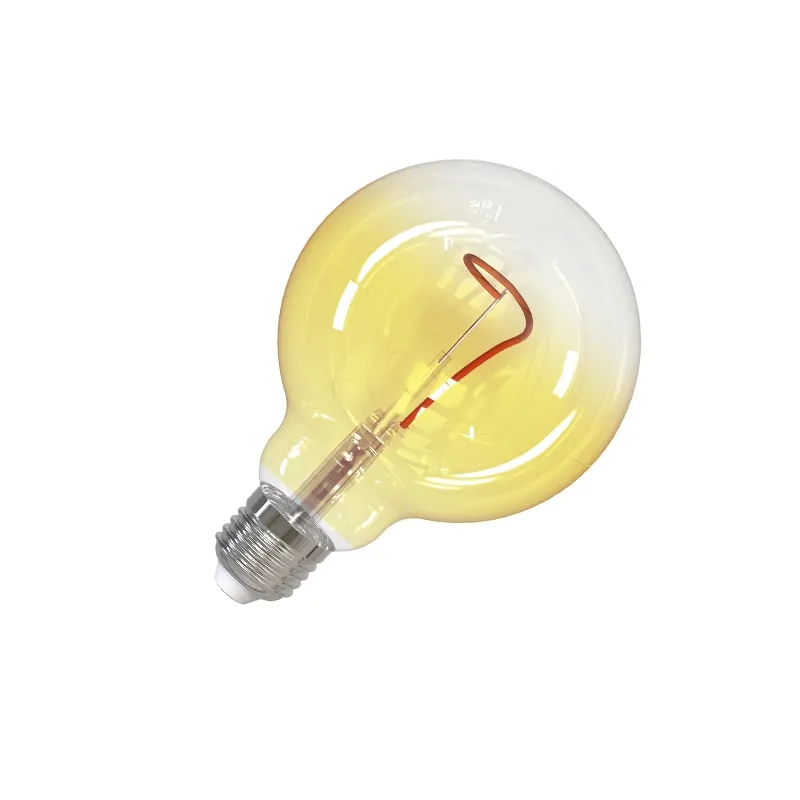 LED Filament SHAPE 4W YELLOW - G95 / E27 / 1800K - ZSF109