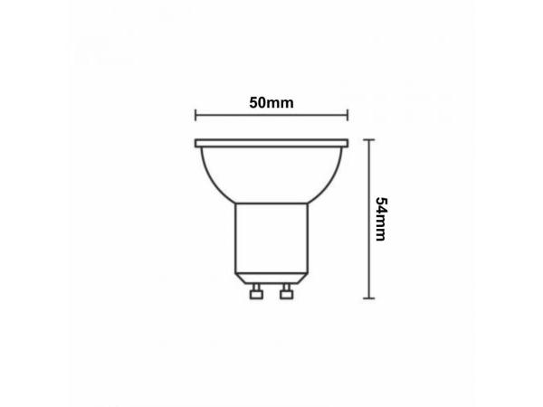 LED Leuchtmittel 6,7W - GU10 / SMD / 3000K - ZLS1317 6