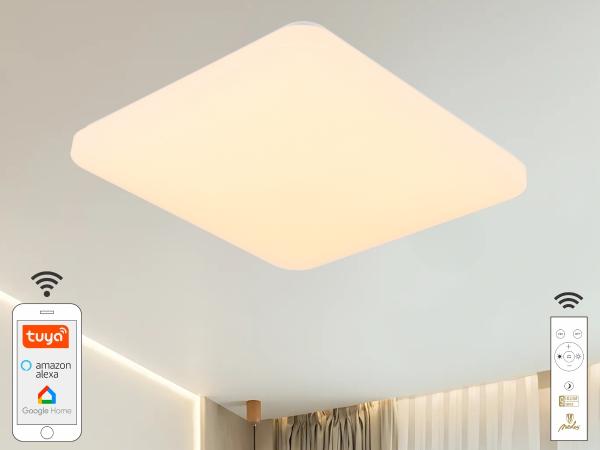 LED Deckenleuchte OPAL mit Fernbedienung + Wifi 48W - LC902S/S 1