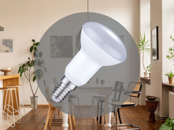 LED Leuchtmittel 6W - R50 / E14 / SMD / 4000K - ZLS225