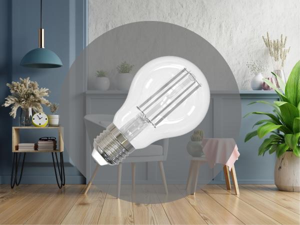 LED Filament Leuchtmittel WEIß 7,5W - A60 / E27 / 3000K - ZWF101