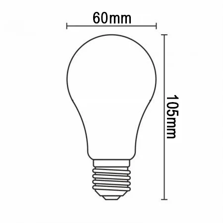 LED Filament SHAPE 4W SMOKE - A60 / E27 / 1800K - ZSF104