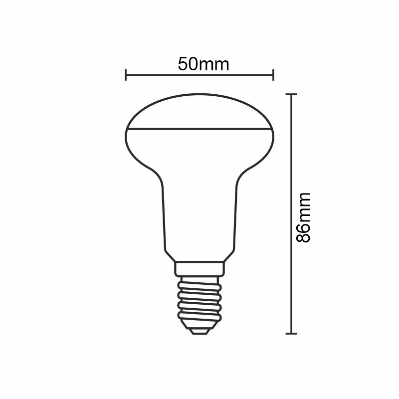 LED Leuchtmittel 5W - R50 / E14 / SMD / 6500K - ZLS203 3