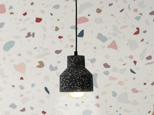 Pendelleuchte Terrazzo Schwarz 1 x E27 - ME0015R/B 1