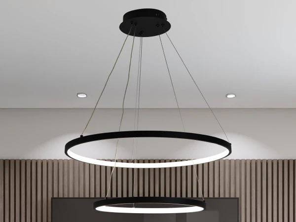 LED Hängeleuchte + Fernbedienung 75W - J4307/B 1