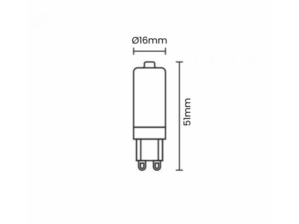 LED Leuchtmittel 3,9W - G9 / SMD / 4000K - ZLS624 3