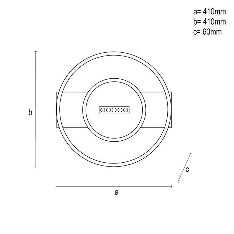 LED Deckenlampe mit Fernbedienung 60W - TA1330/WB 15