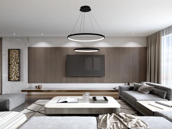 LED Hängeleuchte + Fernbedienung 75W - J4307/B 3