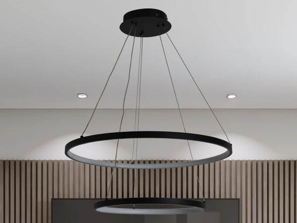 LED Hängeleuchte + Fernbedienung 75W - J4307/B