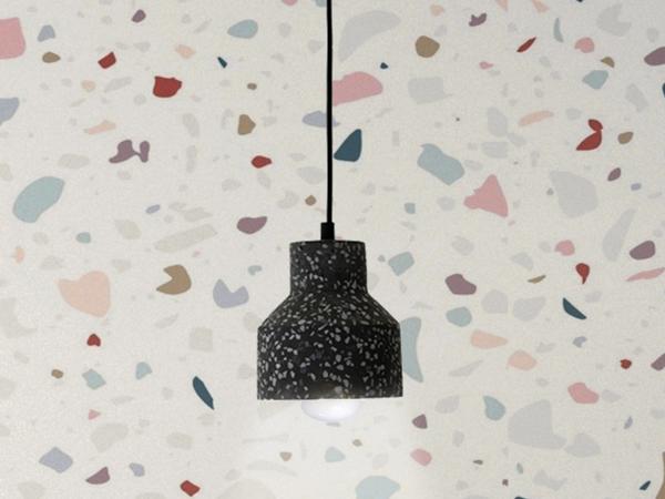 Pendelleuchte Terrazzo Schwarz 1 x E27 - ME0015R/B