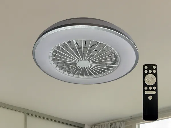 LED Deckenleuchte OPAL + Deckenventilator + Fernbedienung 48W - LCL6343