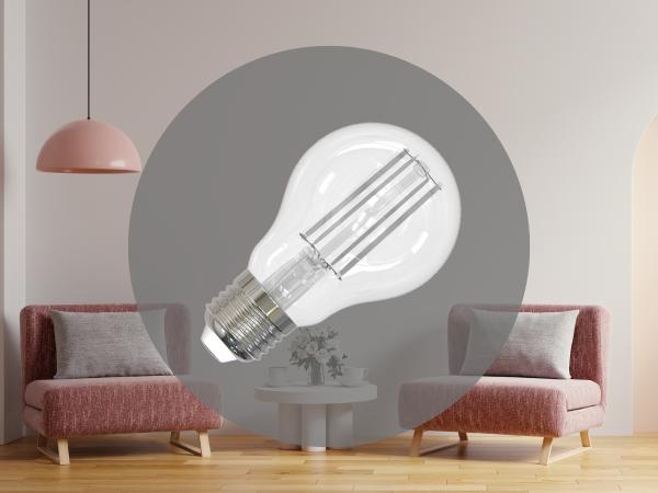 LED Filament-Leuchtmittel WIEß 9W - A60 / E27 / 3000K - ZWF102