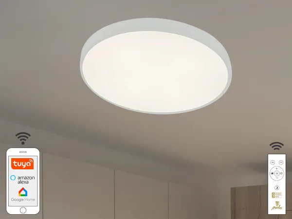 LED Deckenleuchte OPAL + Fernbedienung + WLAN 48W - LC902AS/WH 1