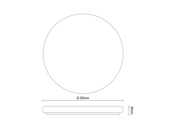 LED Deckenlampe OPAL 18W / SMD / 4000K - LCL422S 4