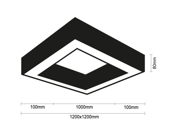 LED-Deckenleuchte 150W - CL7534 7