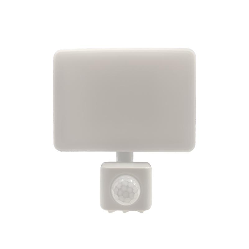 Außen LED Fluter in Weiß mit Sensor 20W / 4000K - LF7122S