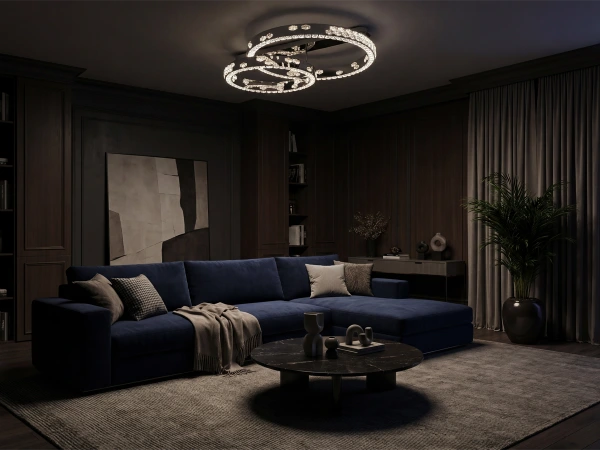 CLARIS stropný krištáľový luster - V30009 4