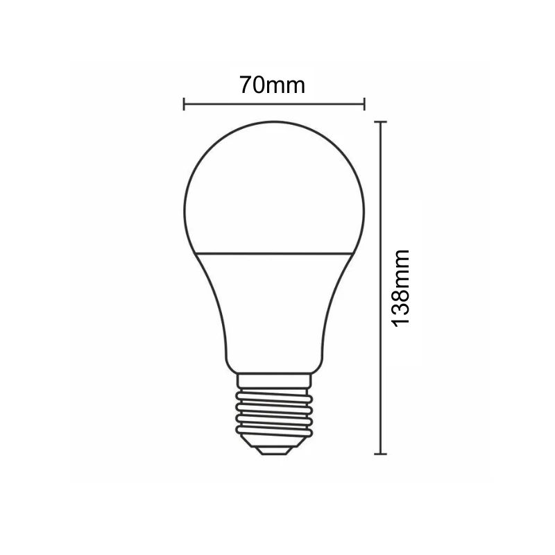 LED Leuchtmittel 18W - A70 / E27 / SMD / 4000K - ZLS527 3