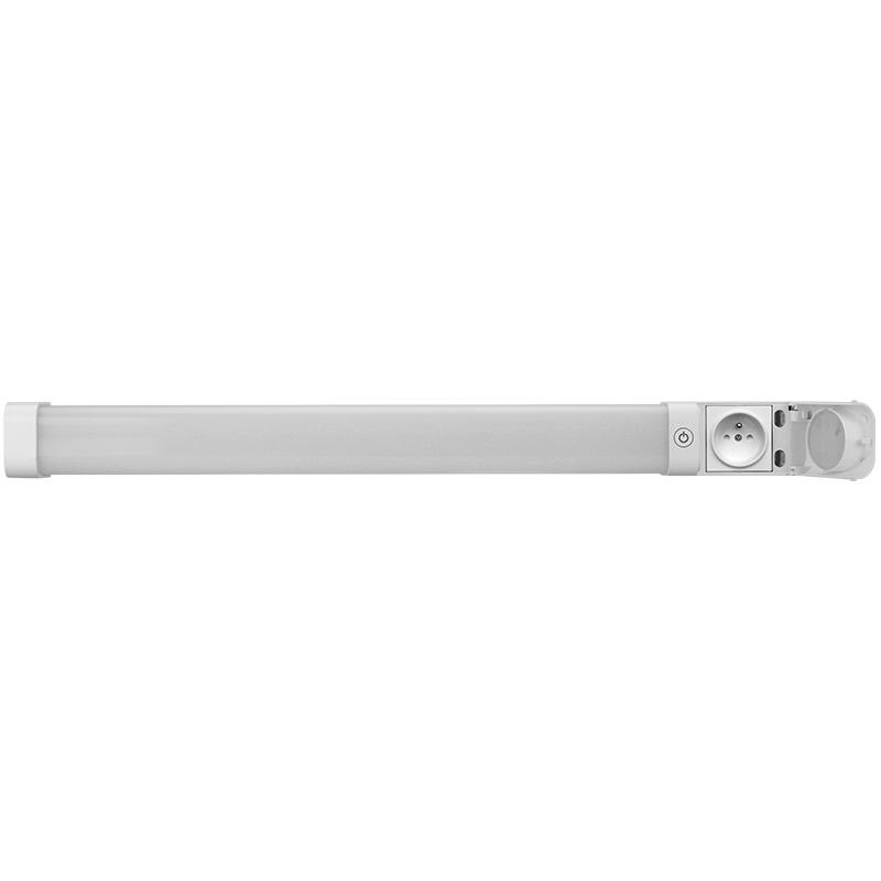 LED Linearleuchte mit Steckdose 15W / IP44 / 600 / CCT - LNL7621/WH 7