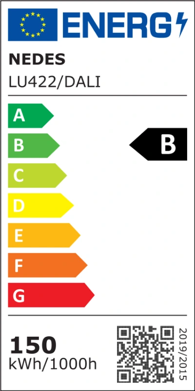 LED-High-Bay-Leuchte UFO 150 W / IP65 / 5000 K / 0–10 V – LU422/DALI 9