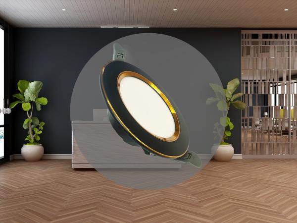 LED Einbauleuchte 7,5W 4000K / SMD / BK-G - LDL321BG