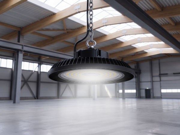 LED-High-Bay-Leuchte UFO 150 W / IP65 / 5000 K / 0–10 V – LU422/DALI 1