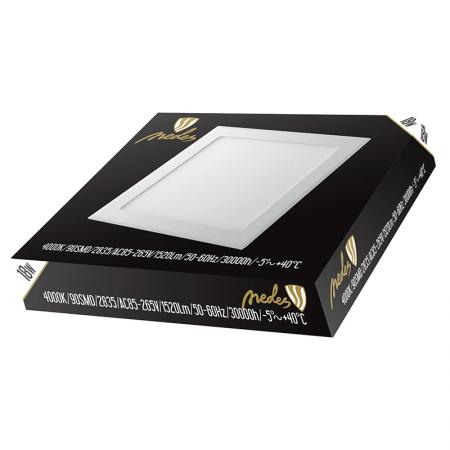 LED - Platte 18W / PS / SMD / 4000K / WH - LPL224