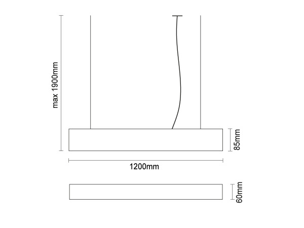 LED-Linearleuchte 55W - LN74 6