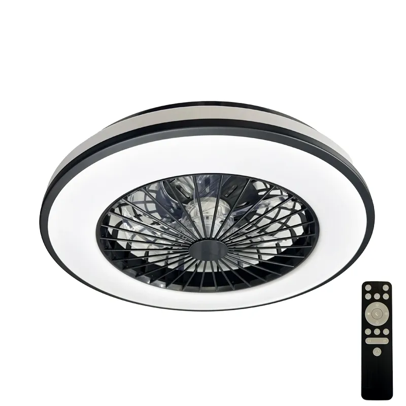 LED Deckenlampe OPAL + Deckenventilator + Fernbedienung 48W - LCL6346 2