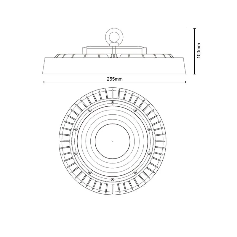 LED Lampe UFO 100W / IP65 / 5000K - LU421