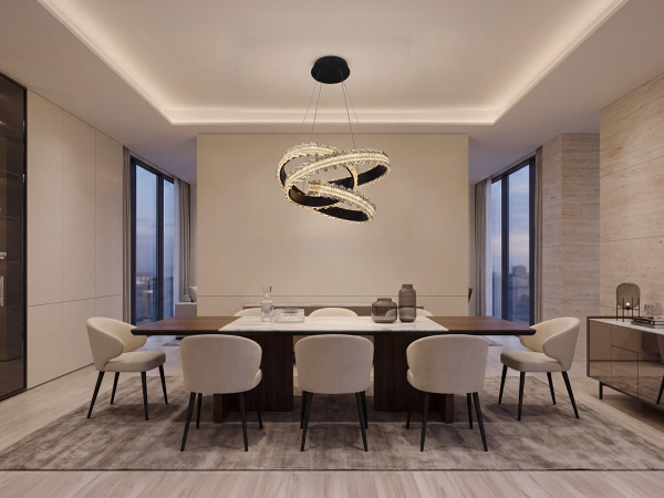 LED-Hängeleuchte + Fernbedienung 160 W – J4394/B 1