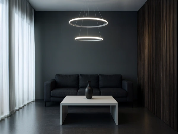 LED Hängeleuchte mit Fernbedienung 55W - TB2301/W 1