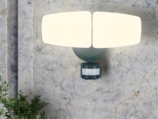 Außen LED Fluter in Grau mit Sensor 24W / 3000K / 4000K / 6000K - LFX225 2