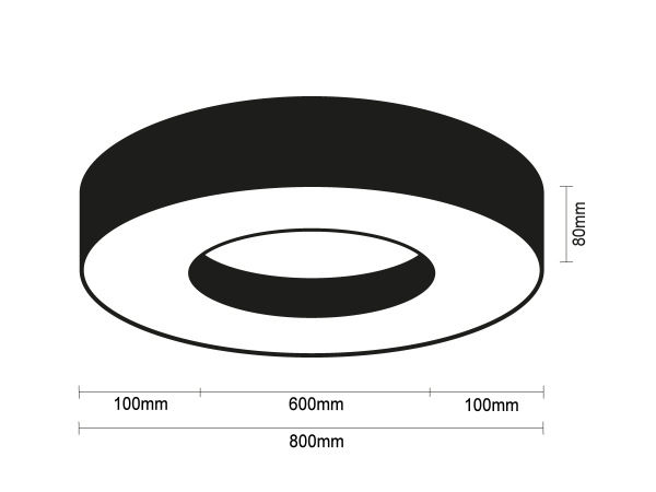 LED-Deckenleuchte 80W - CL7432 8