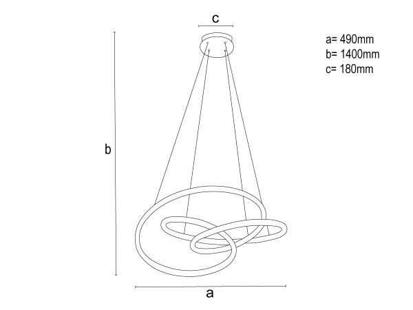 LED Hängeleuchte mit Fernbedienung 85W - TA2308/W 9