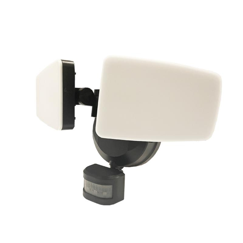 Schwarzer LED-Außenstrahler mit PIR-Sensor 24W/3000K/4000K/6000K - LFX025 10