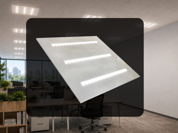 LED-Deckenplatte UGR 36W / 595x595 / SMD / 4000K / WH / UGR16 - PL122 1