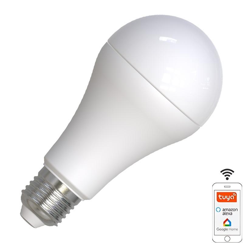 LED Leuchtmittel WIFI 15W - A60 / E27 / CCT + RGB - ZLS535W