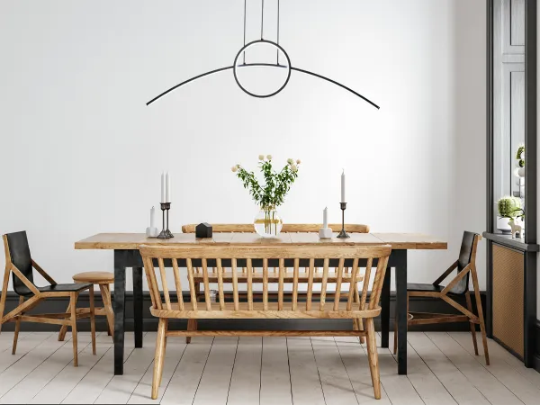 LED Pendelleuchte + Fernbedienung 55W - J4305/B 3