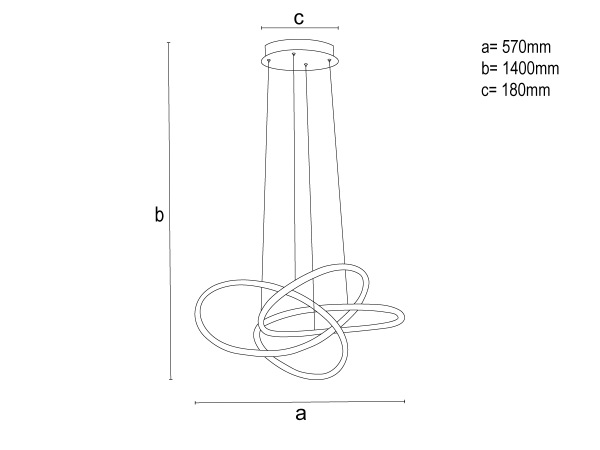 LED Hängeleuchte mit Fernbedienung 95W - TA2309/B 7