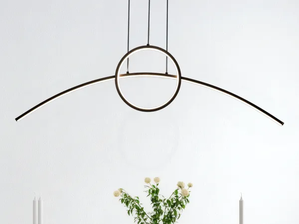 LED Pendelleuchte + Fernbedienung 55W - J4305/B 1