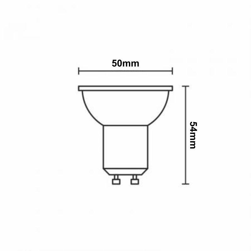 LED Leuchtmittel WIFI 4,5W - GU10 / CCT + RGB - ZLS135W