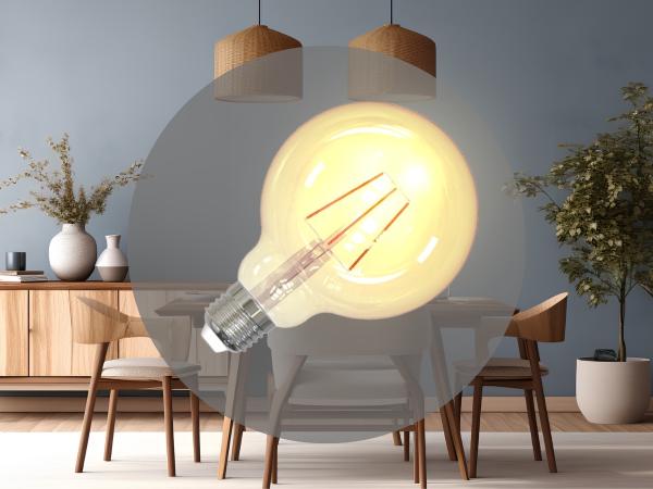 LED Filament-Leuchtmittel 4W VINTAGE- G95 / E27 / 2000K - ZAF101 1