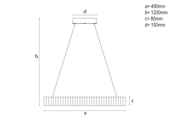 LED Hängeleuchte mit Fernbedienung 75W - TA2304/B 10
