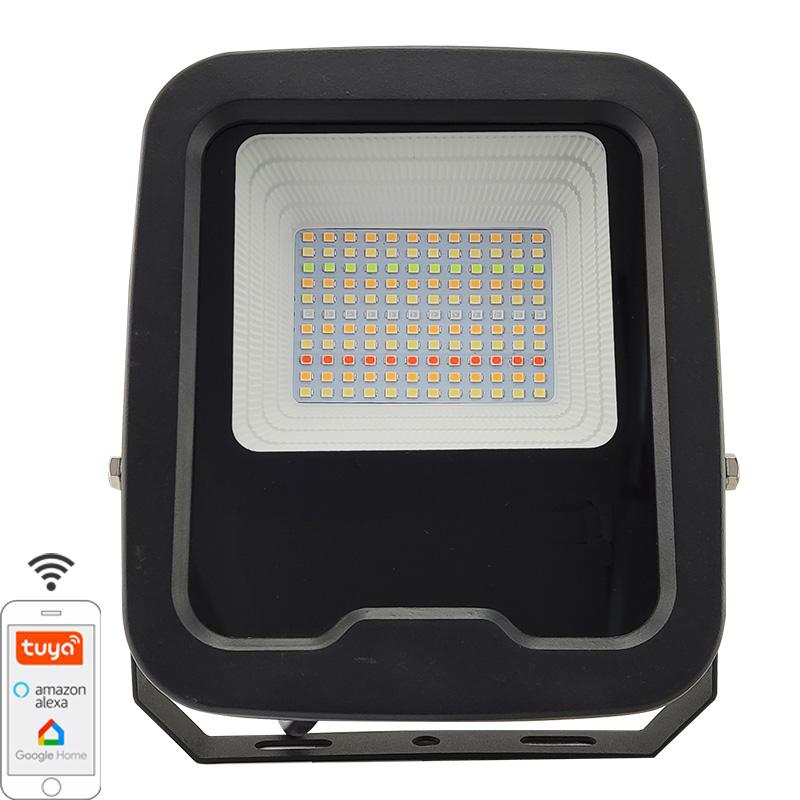 LED PROFI Fluter WLAN 30W / 3000K - 6500K + RGB / BK - LF6033W