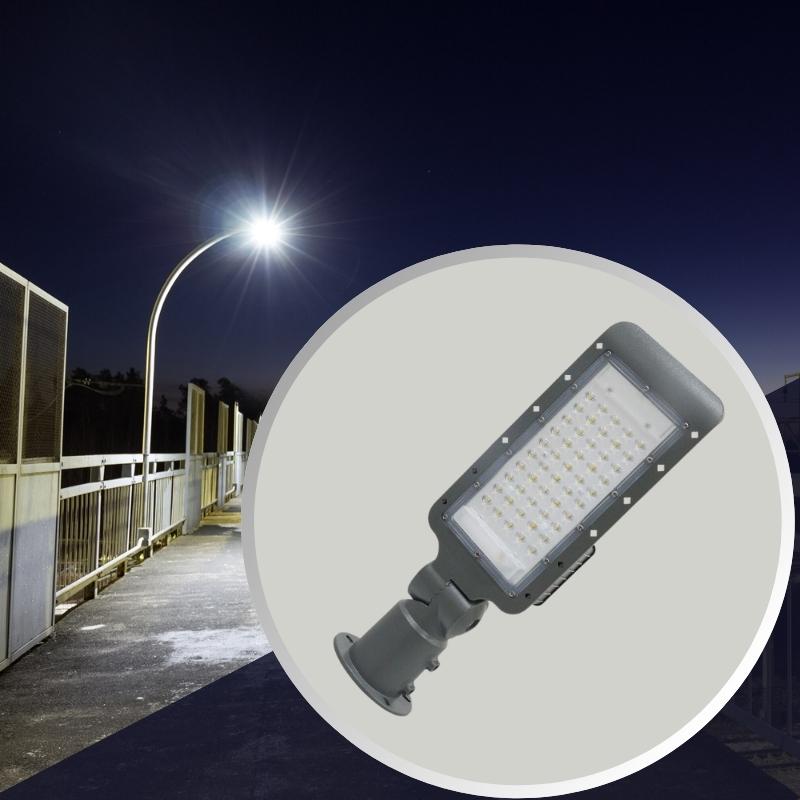 LED Strassenleuchte mit Sensor 50W / 4000K - LSL322HS