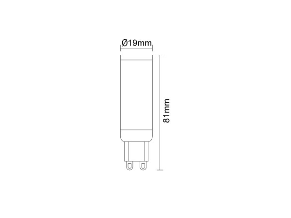 LED Leuchtmittel 7,6W - G9 / SMD / 2800K - ZLS618 3