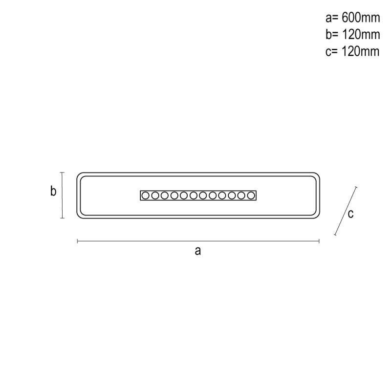 LED Deckenlampe mit Fernbedienung 42W - TA1325/WB 16