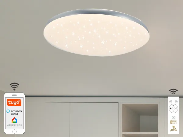 LED Deckenleuchte OPAL + Fernbedienung + WLAN 48W - LC912T 1