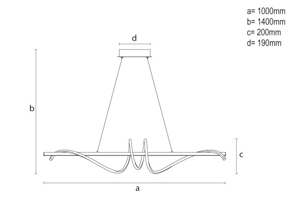LED Hängeleuchte mit Fernbedienung 50W - TA2316/W 9